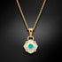Komplektas "Magical Square (Aurora Borealis)" su Swarovski™ kristalais